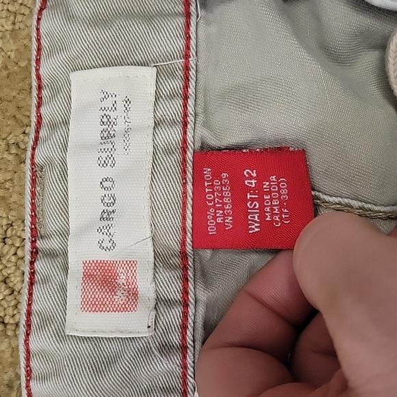 2/$15 Khaki Cargo Shorts - Picture 4 of 5